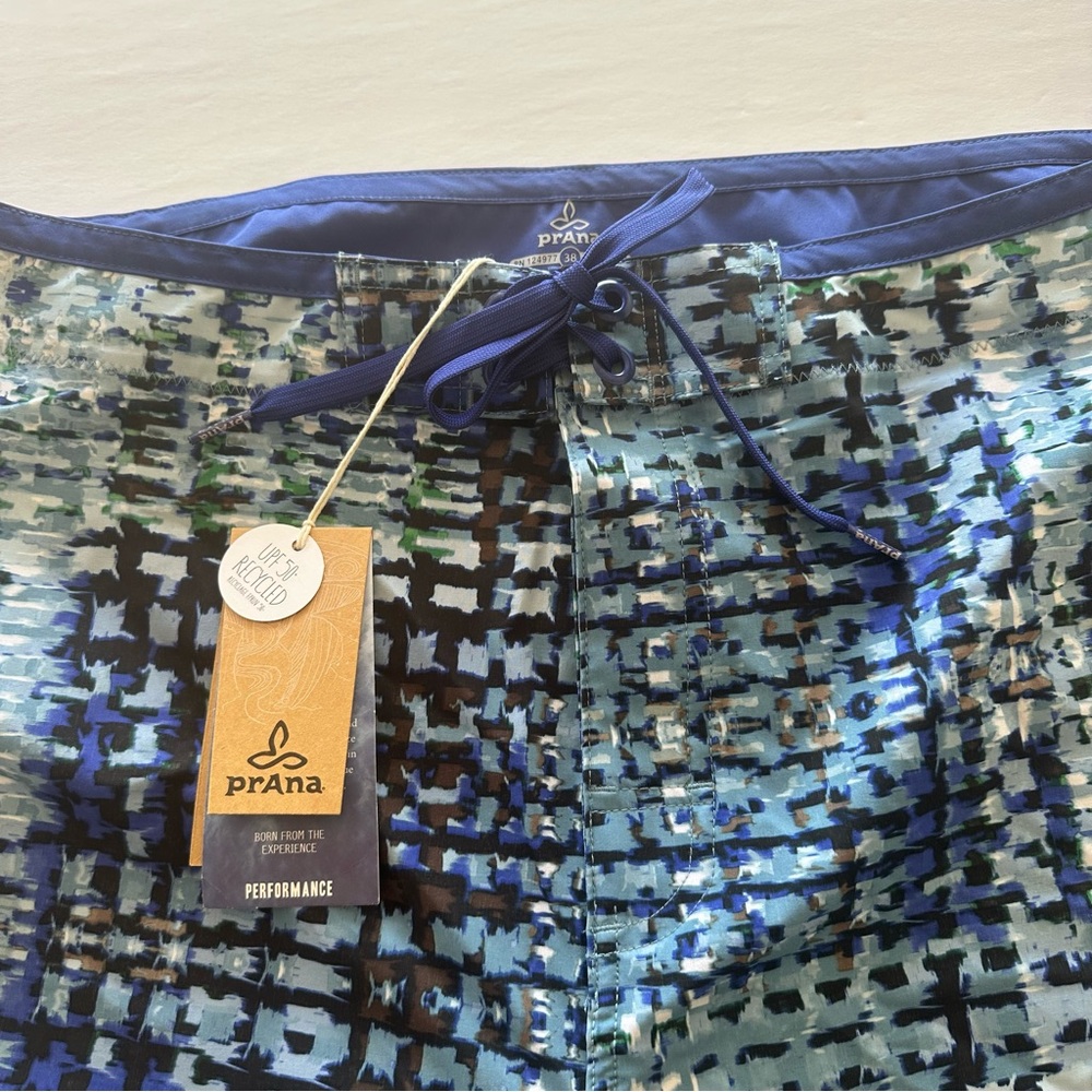 PrAna Men’s Catalyst Board Shorts Swim Trunks Size 38 New - Picture 7 of 10